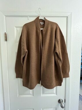 Jcrew Wool Zip Sweater Jacket